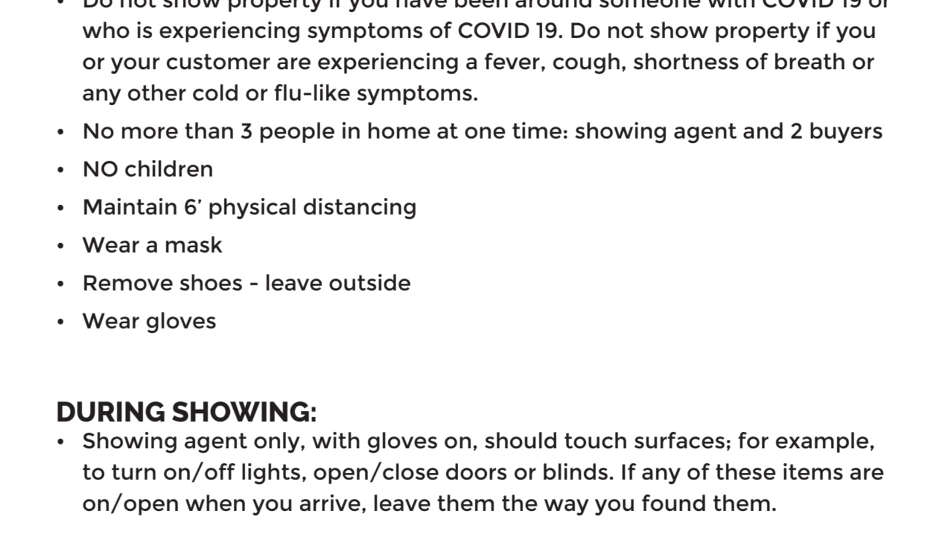 COVID-19 CBMM Showing Instructions