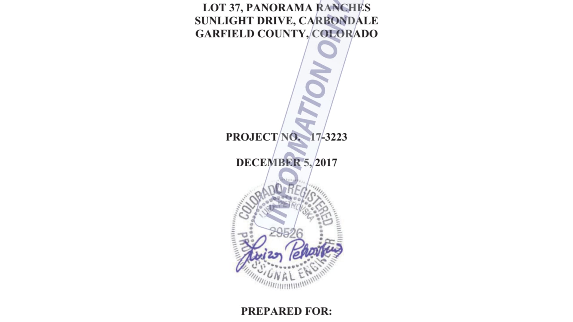 Soils Tests From 2017