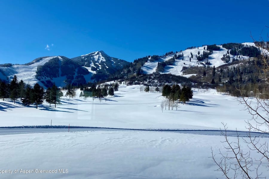 Golf Course and Ski Mountains