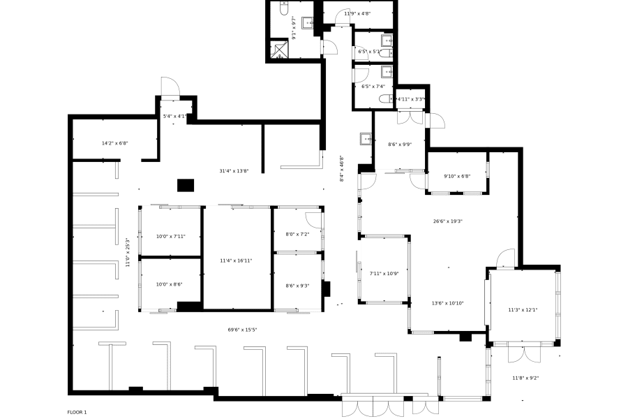 Mill Building #101 Floor Plan