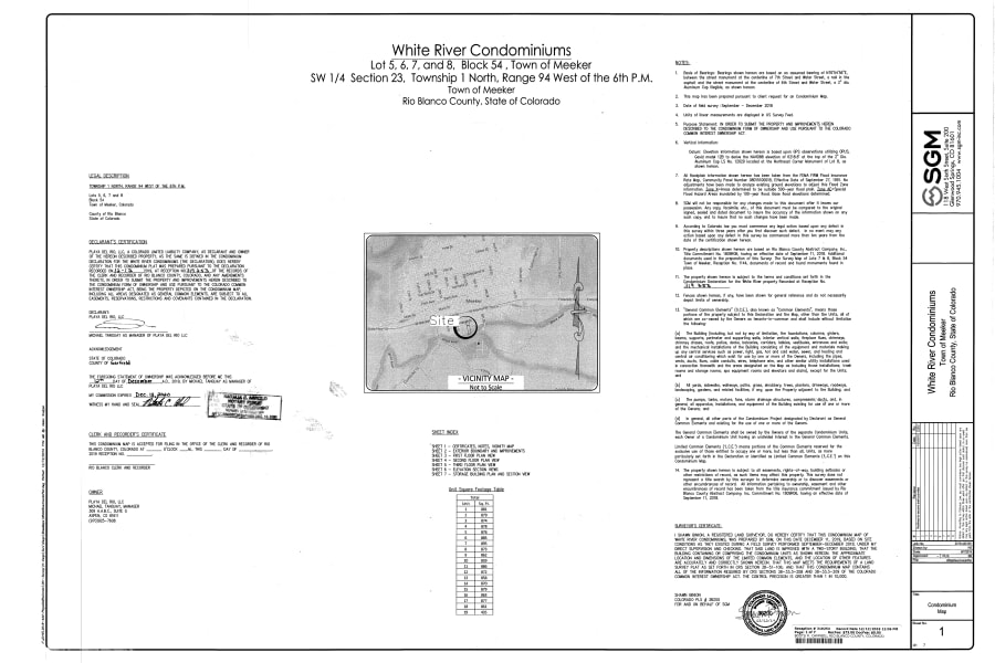 Condominium Map