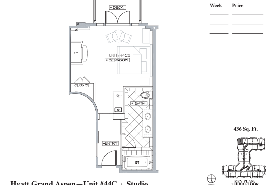 Unit 44c Floor Plan