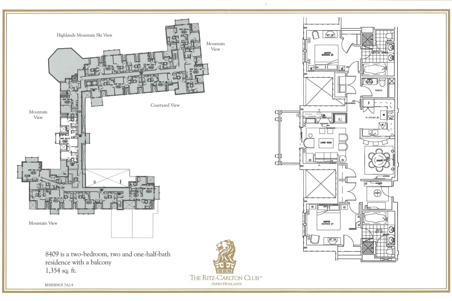 Floor Plan RCC Aspen Residence 8409