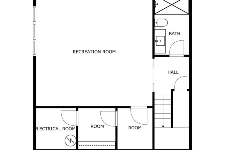 Lower Level Floor Plan