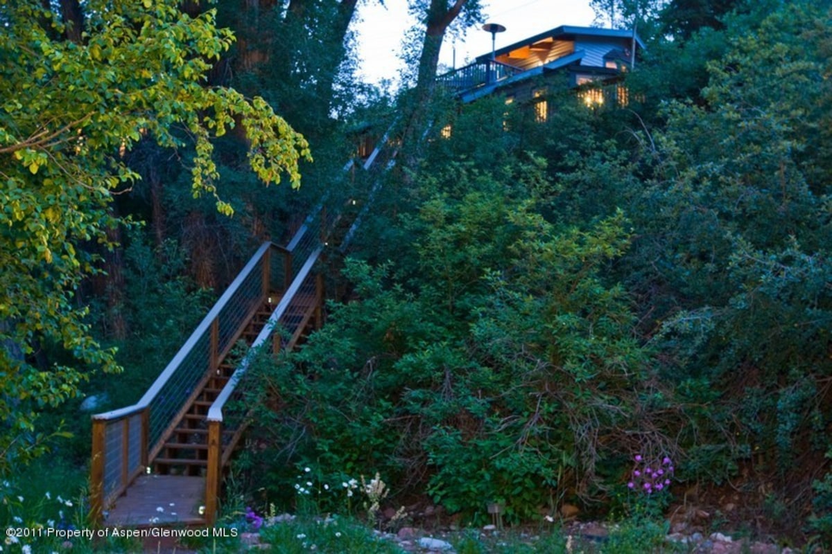 Stairway from Main House to Pavillion