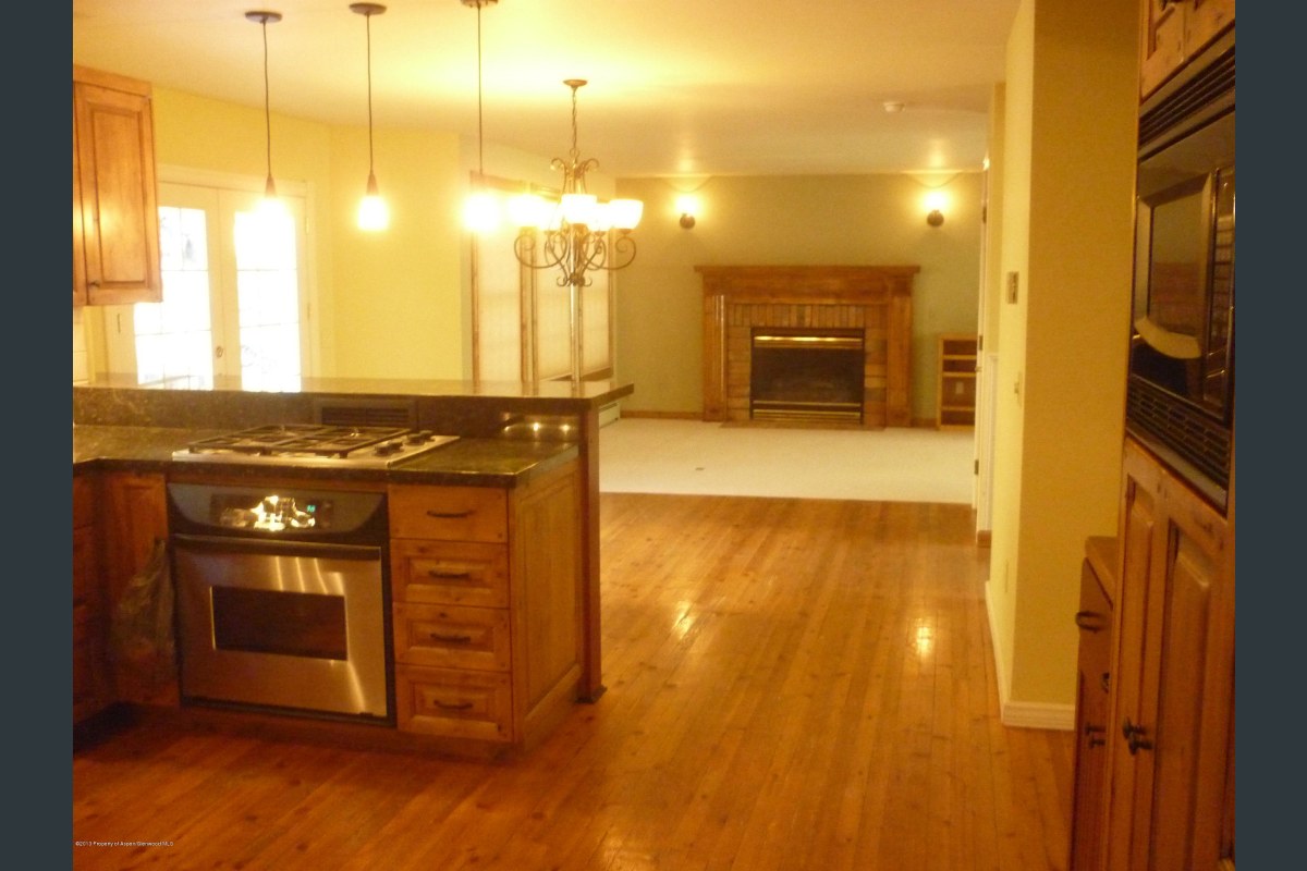 Kitchen view to great room