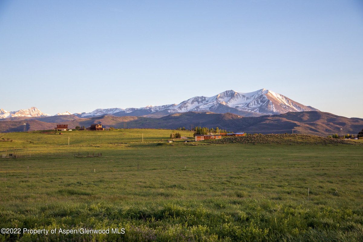 Summer - Mount Sopris backdrop