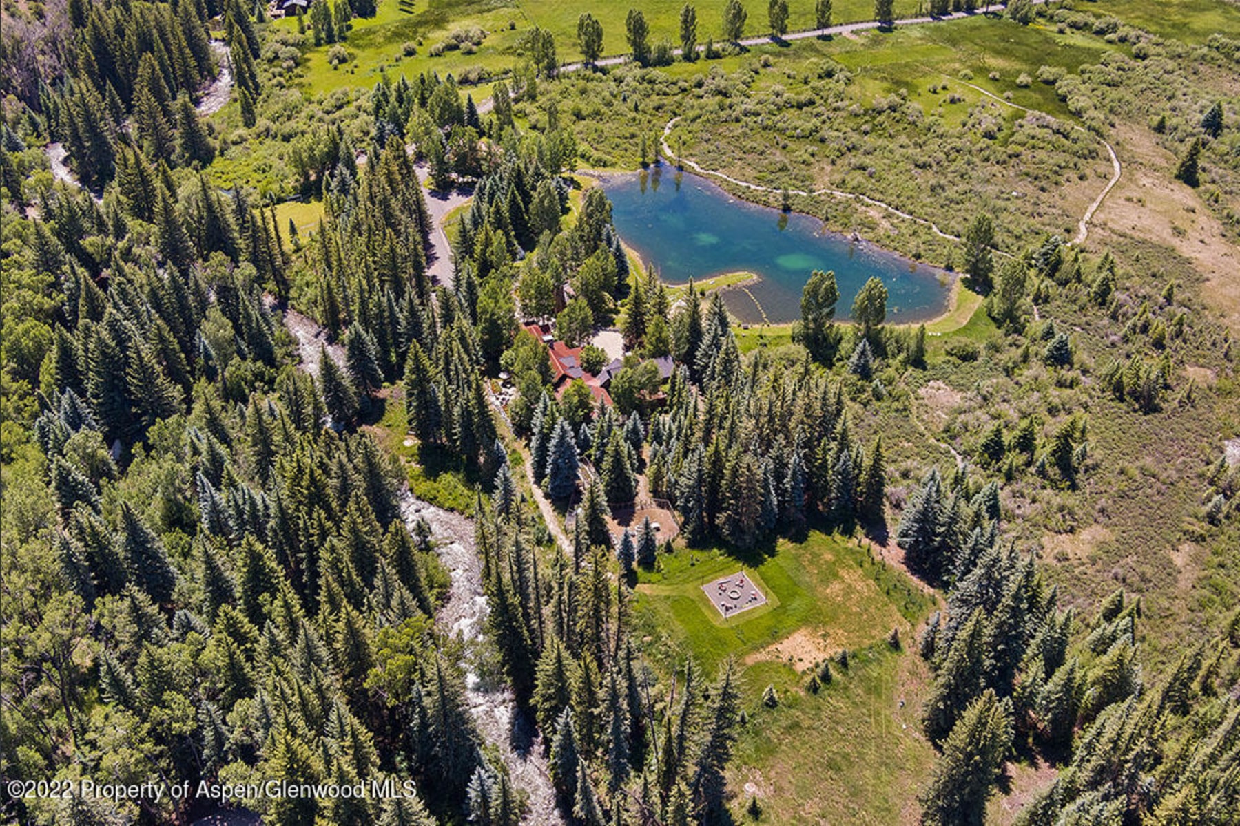 Creek, Property & Pond