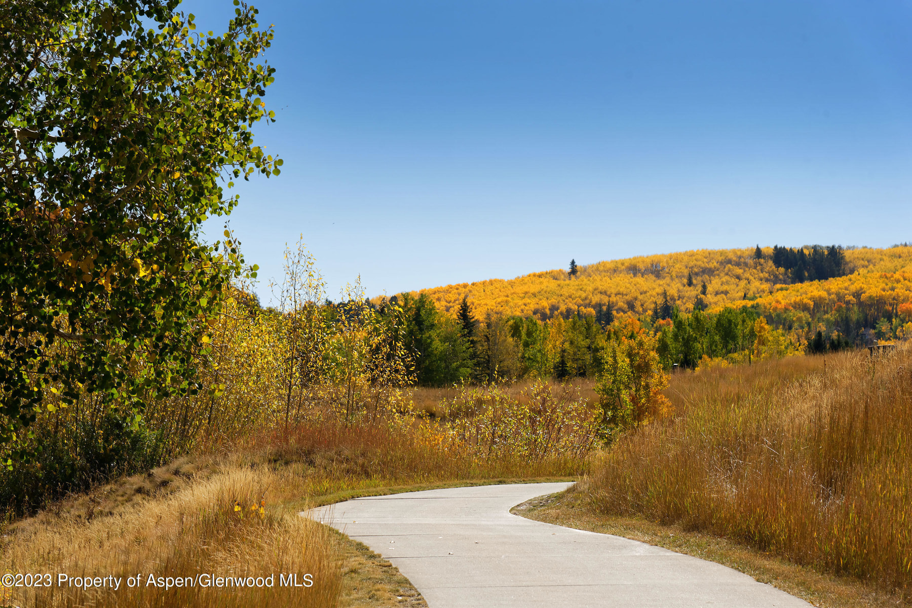 Great Walking Path By Golf Course