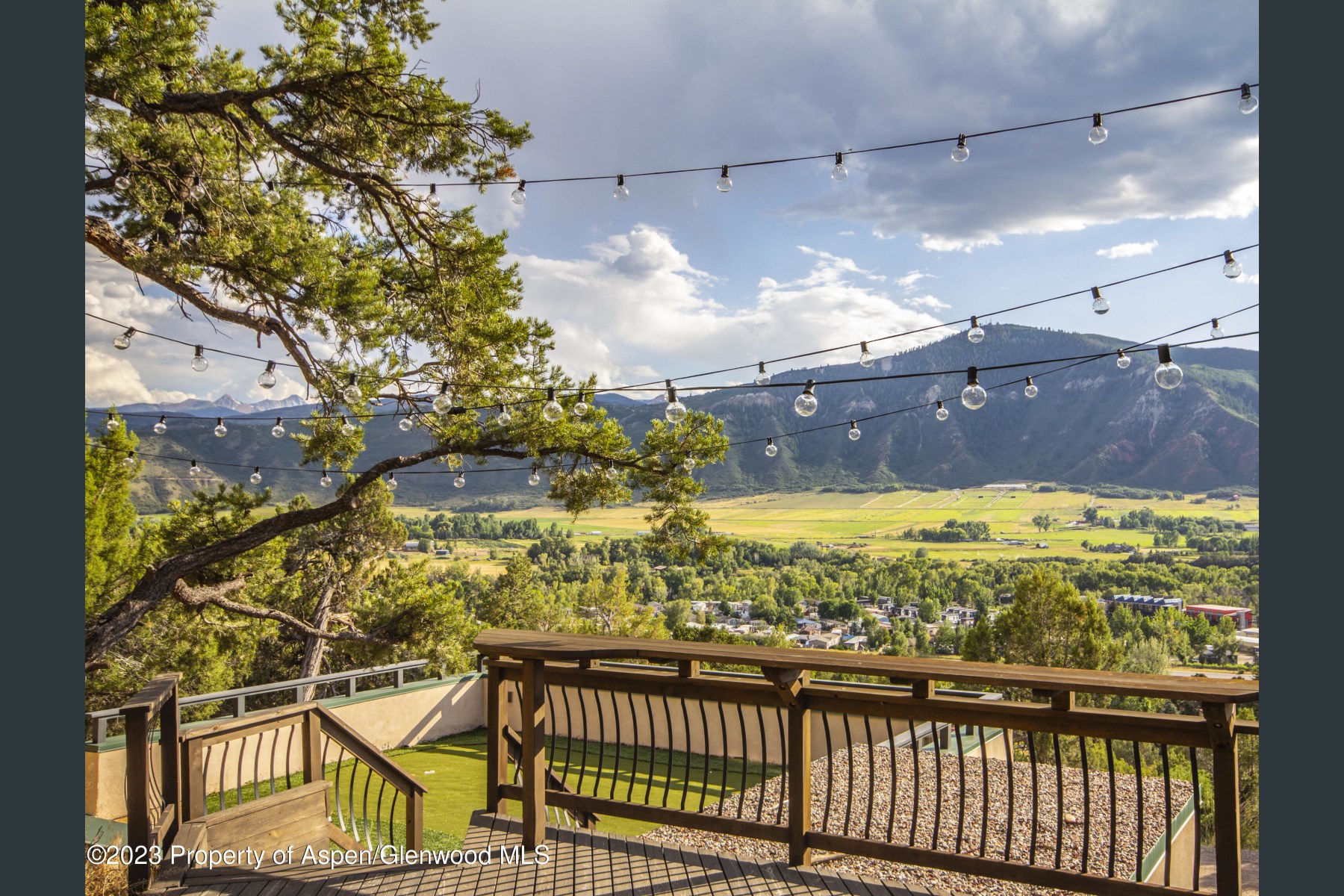 view from deck summer