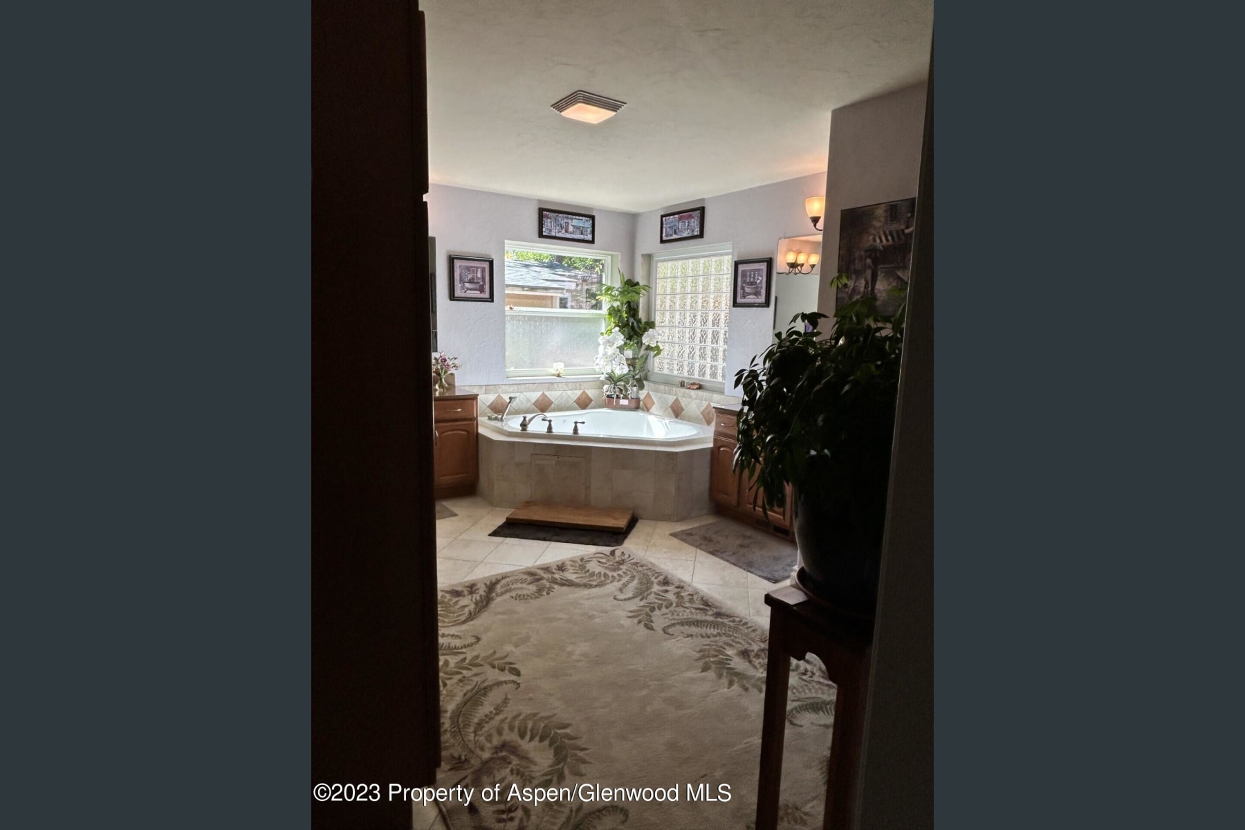 master bath tub