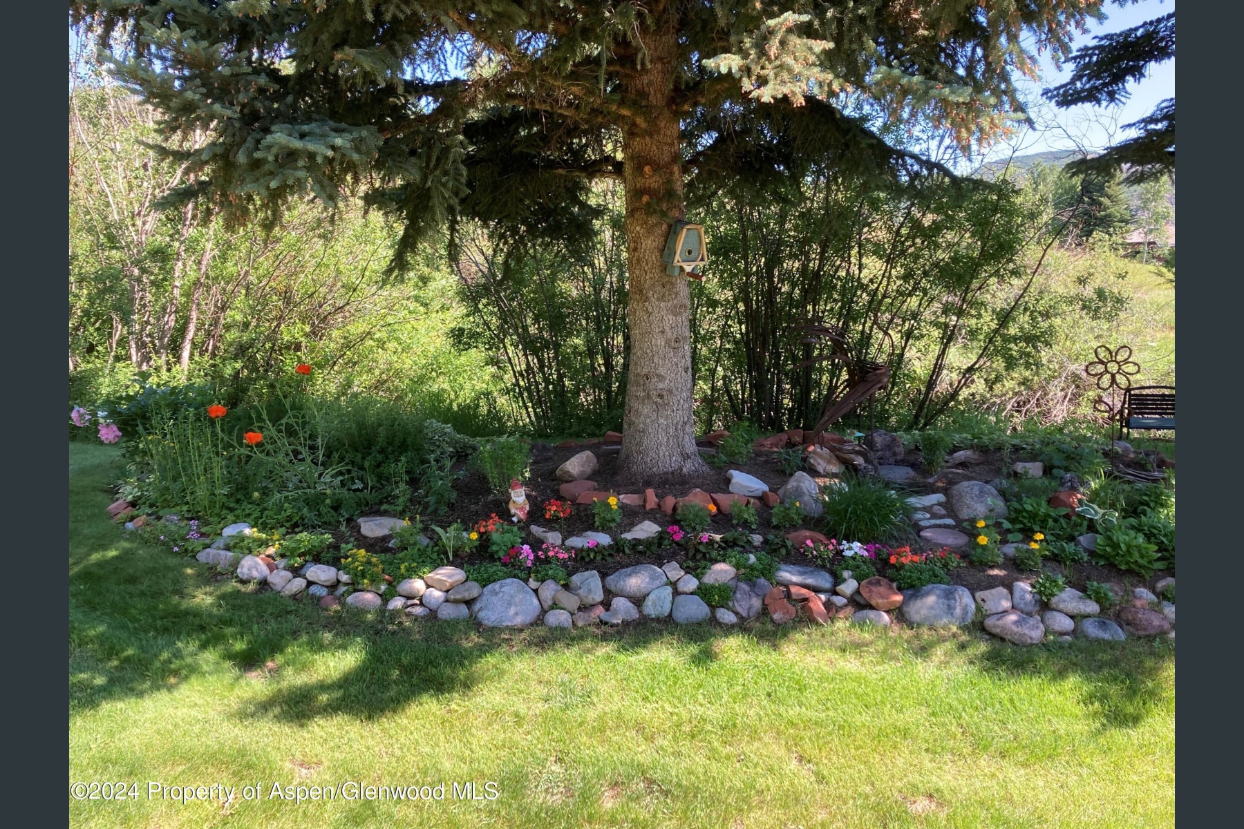 Garden with Stream Beyond