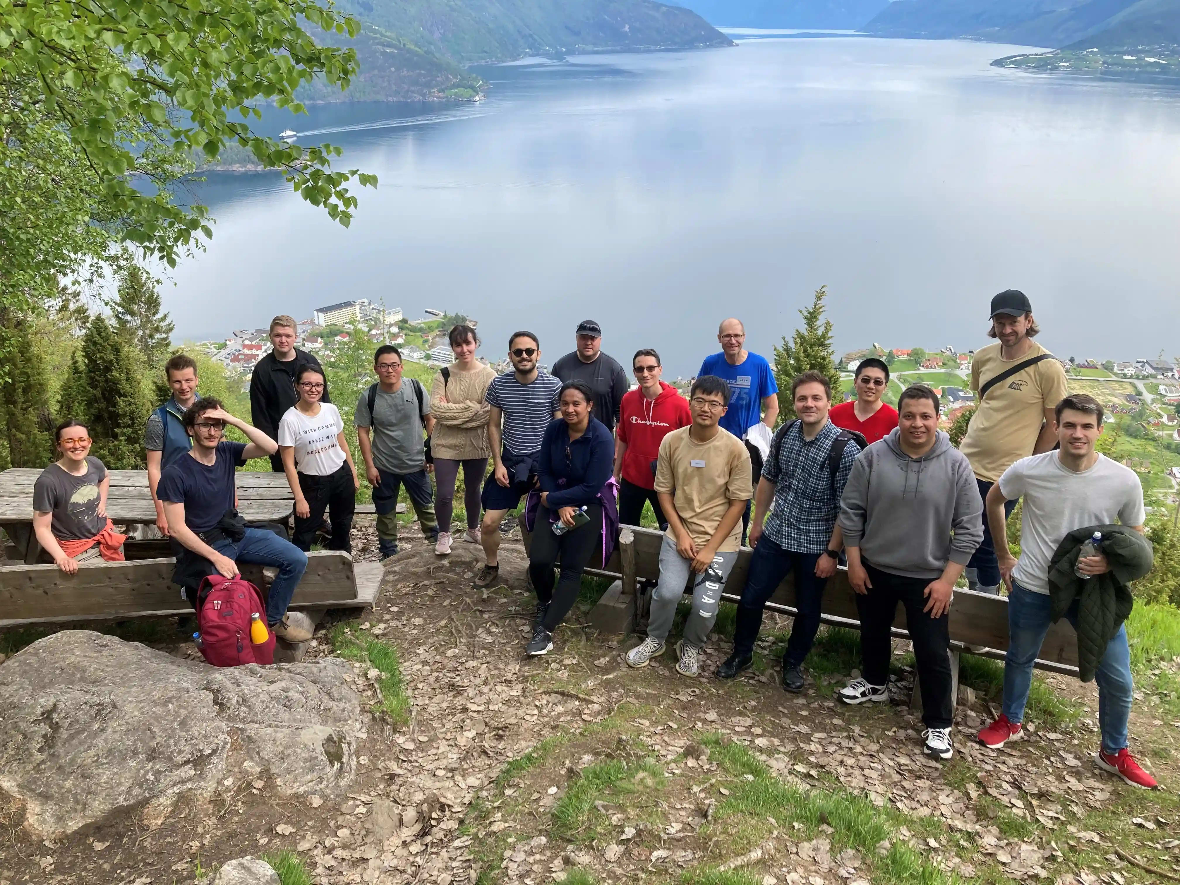 Hiking above Balestrand