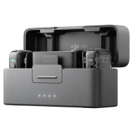 Microfon portabil pentru înregistrare vocală DJI Mic 2 (2 TX + 1 RX + Charging Case), Fără fir, Negru 5