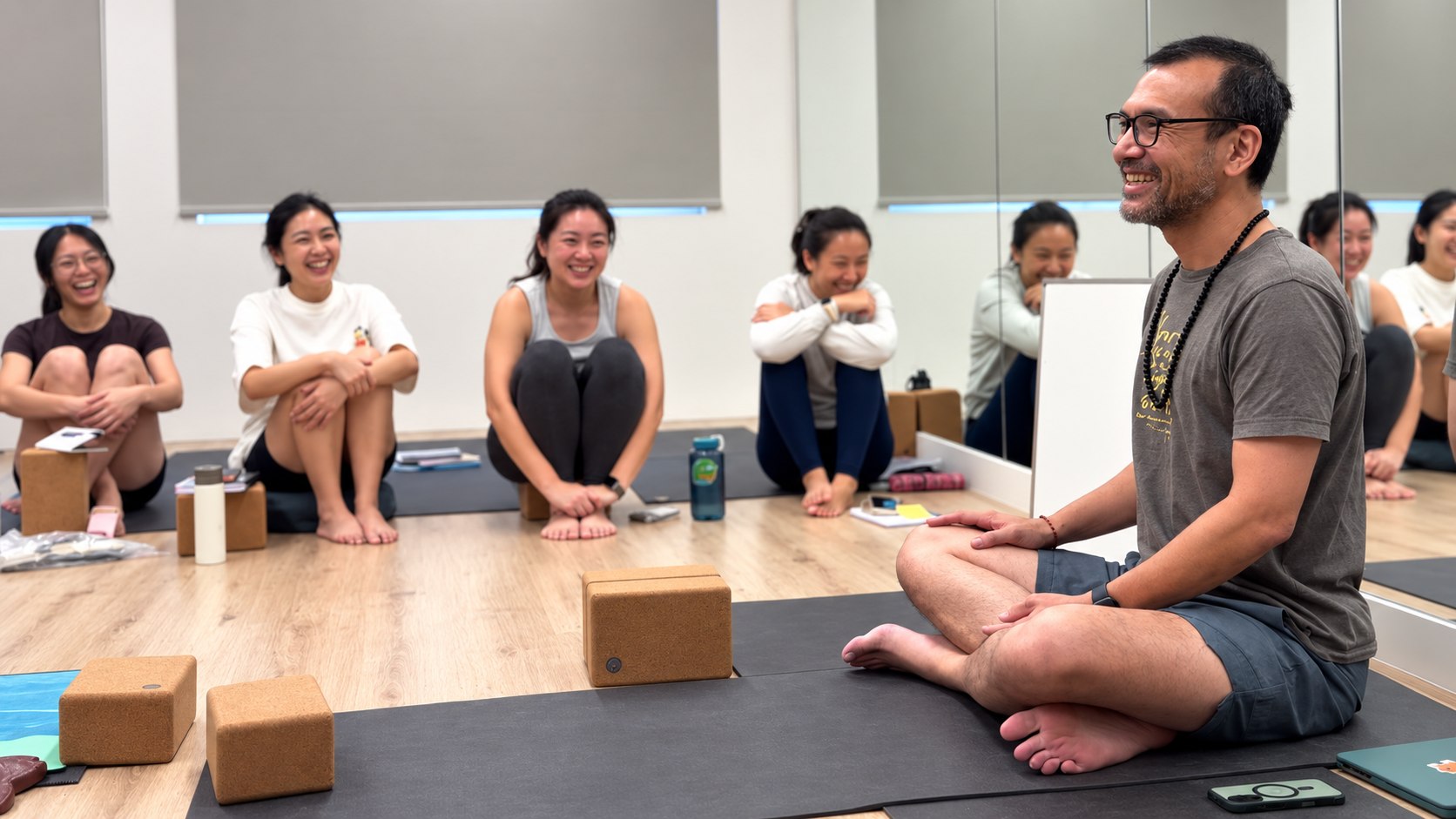 Nithya Priyan School of Yoga's Pagoda Street practice space