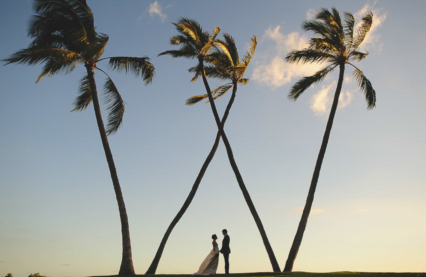 Fine art bridal portrait at luxury Hawaii venue by Visionari