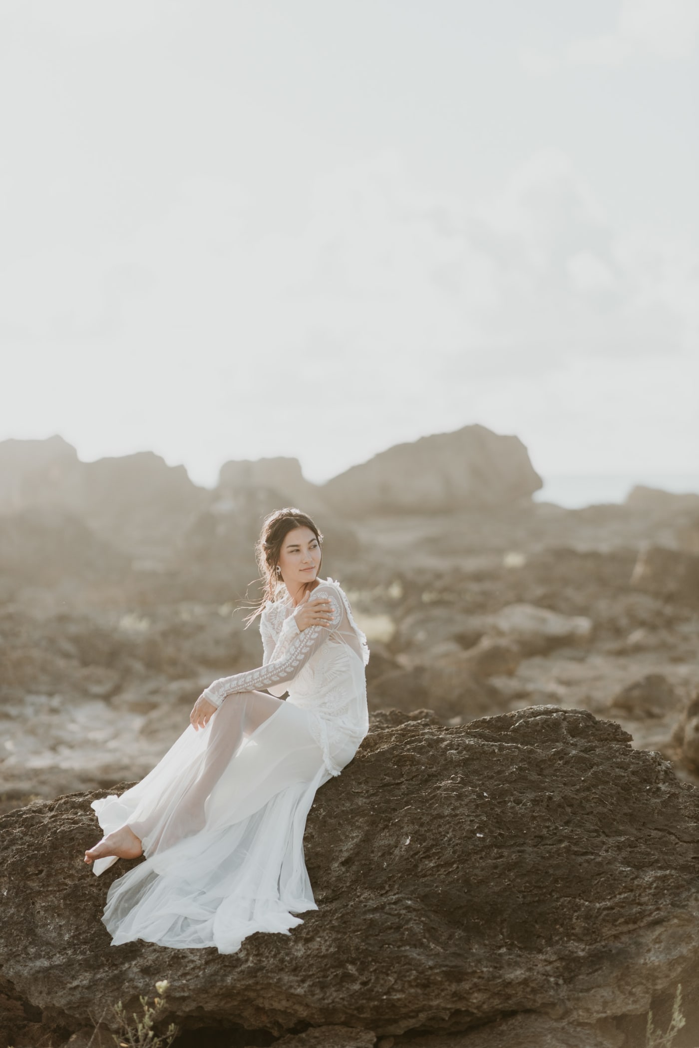 Editorial wedding portrait photography in Hawaii by Visionari