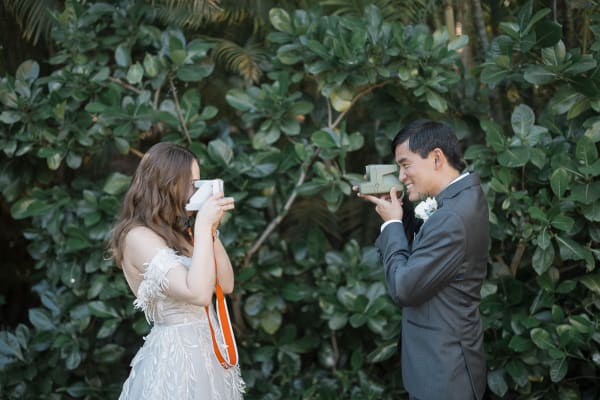 Hawaii wedding photography at Aulani by Visionari