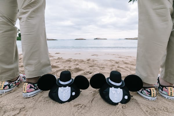 Hawaii wedding photography at Aulani by Visionari