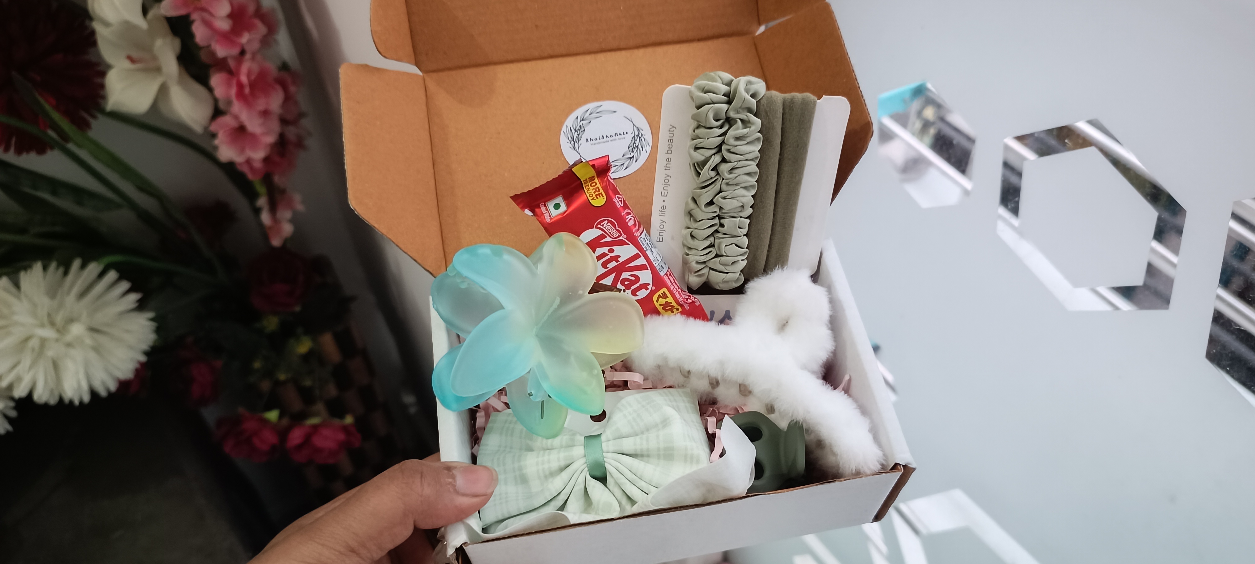 Green colour hamper
