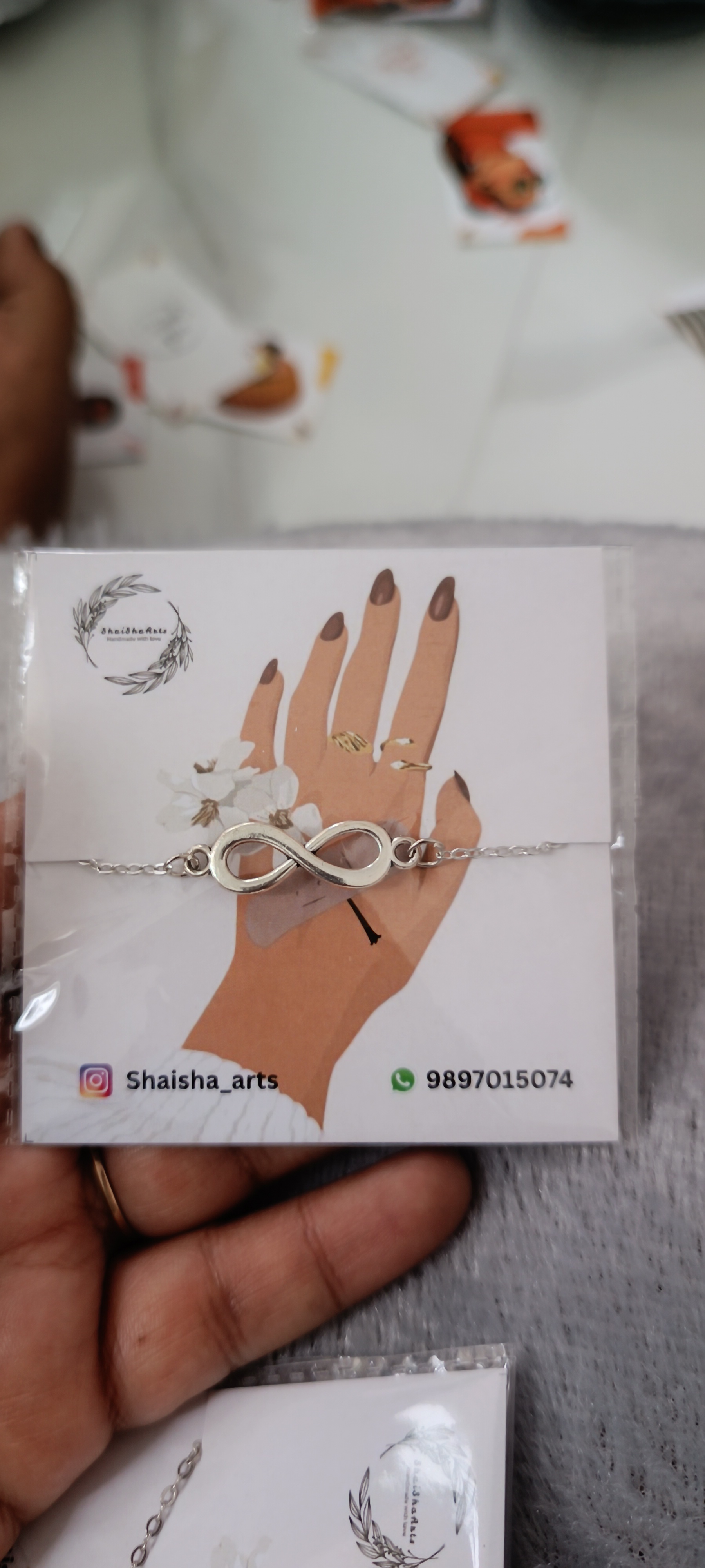 Infinity bond bracelet