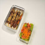 Turquoise Beef Kebab / Fresh Garden Salad