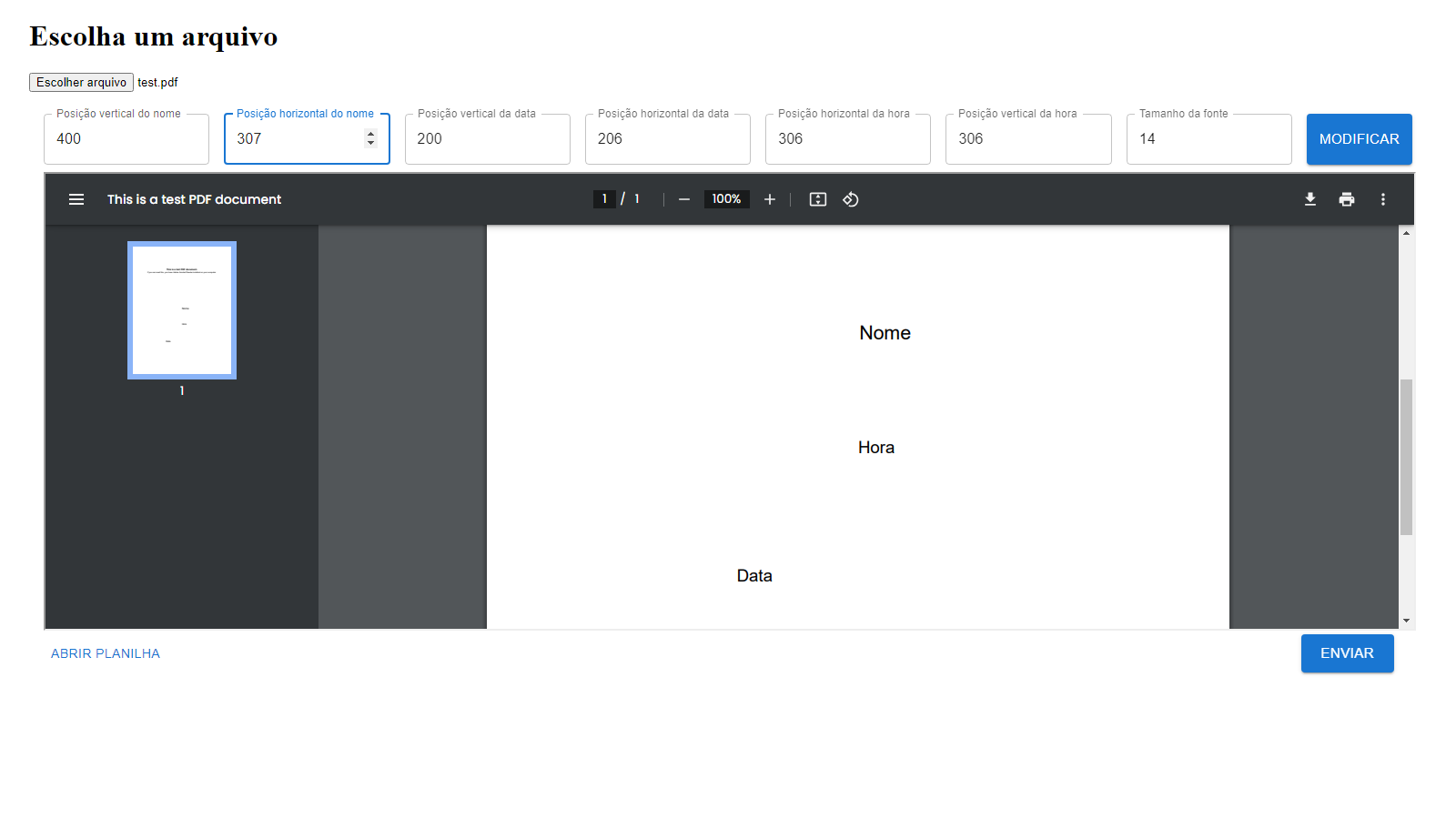 Foto do projeto em NextJs