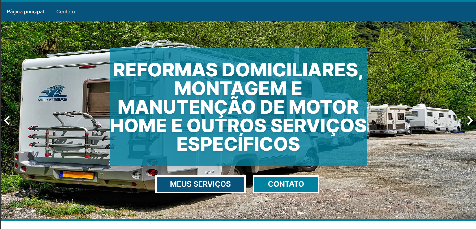 Foto do projeto em NextJs