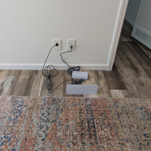 Professional Starlink installation on a metal roof