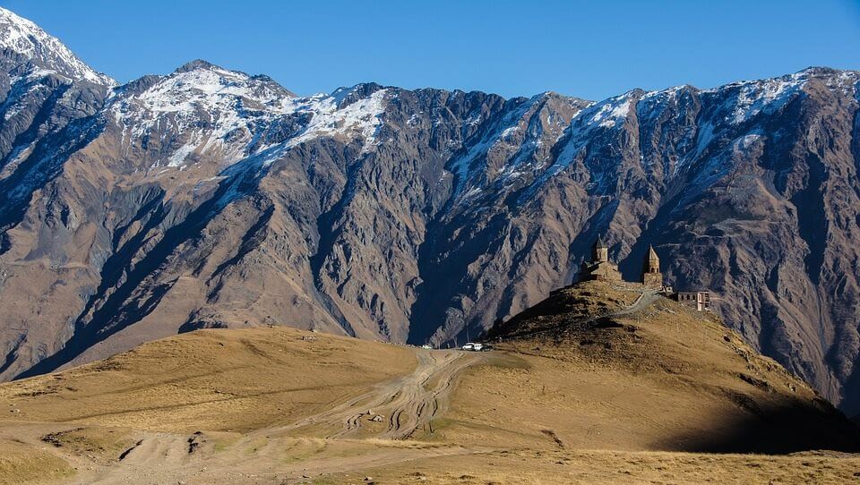 Gergeti Trinity Church in Kazbegi