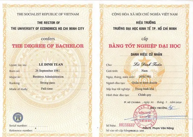 Làm bằng đại học TPHCM