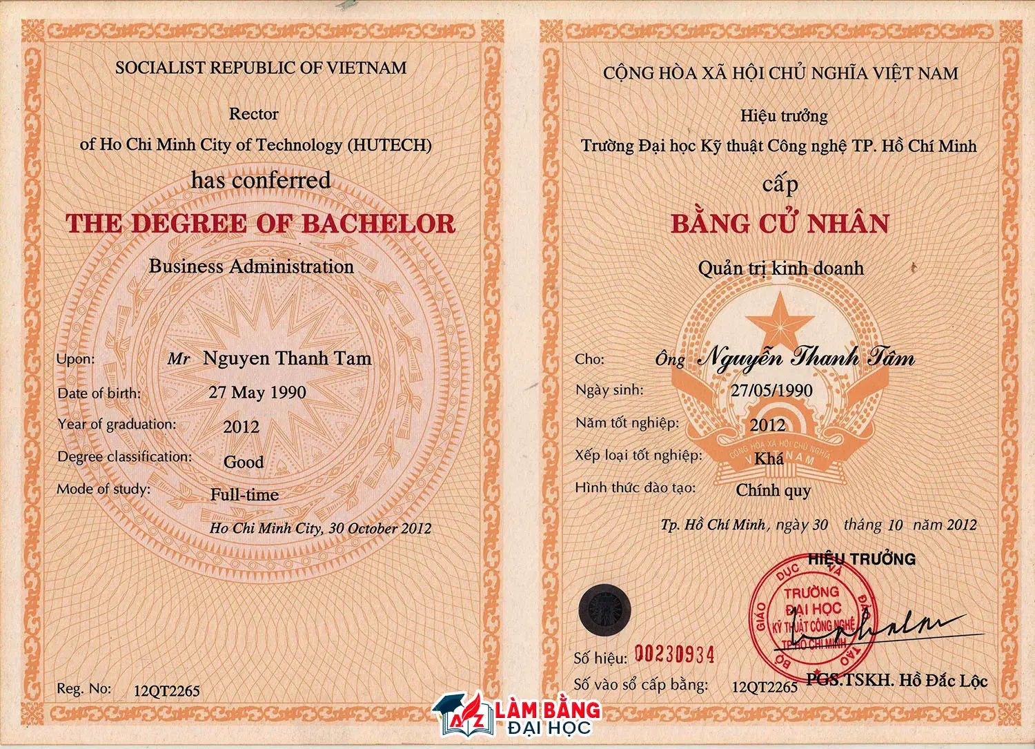 Mua Bằng Đại Học Thật Có Hồ Sơ Gốc - Ưu Đãi Đặc Biệt Cho Khách Hàng