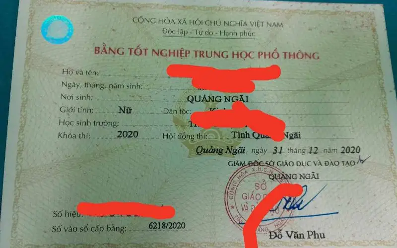 Hướng dẫn chi tiết thủ tục cấp lại bằng tốt nghiệp THPT