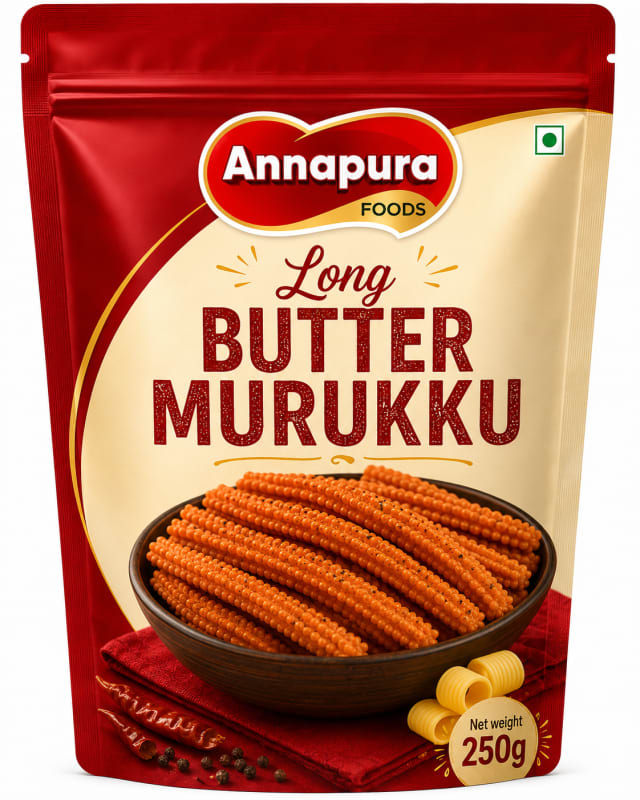 Long butter murukku red