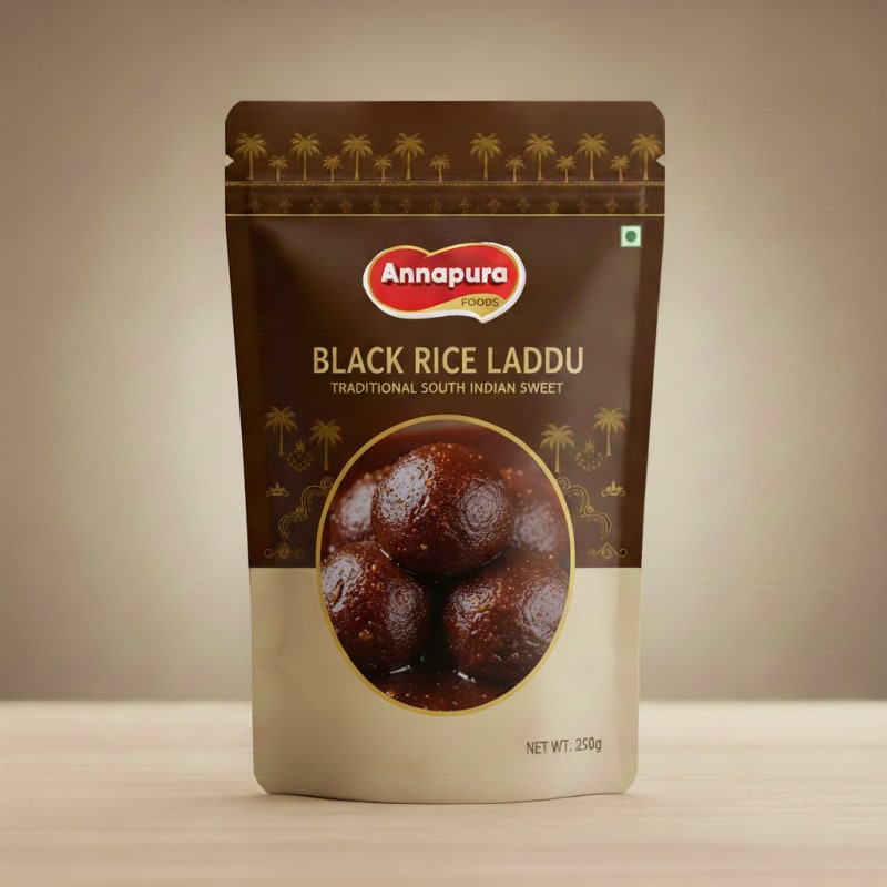 Black rice laddu