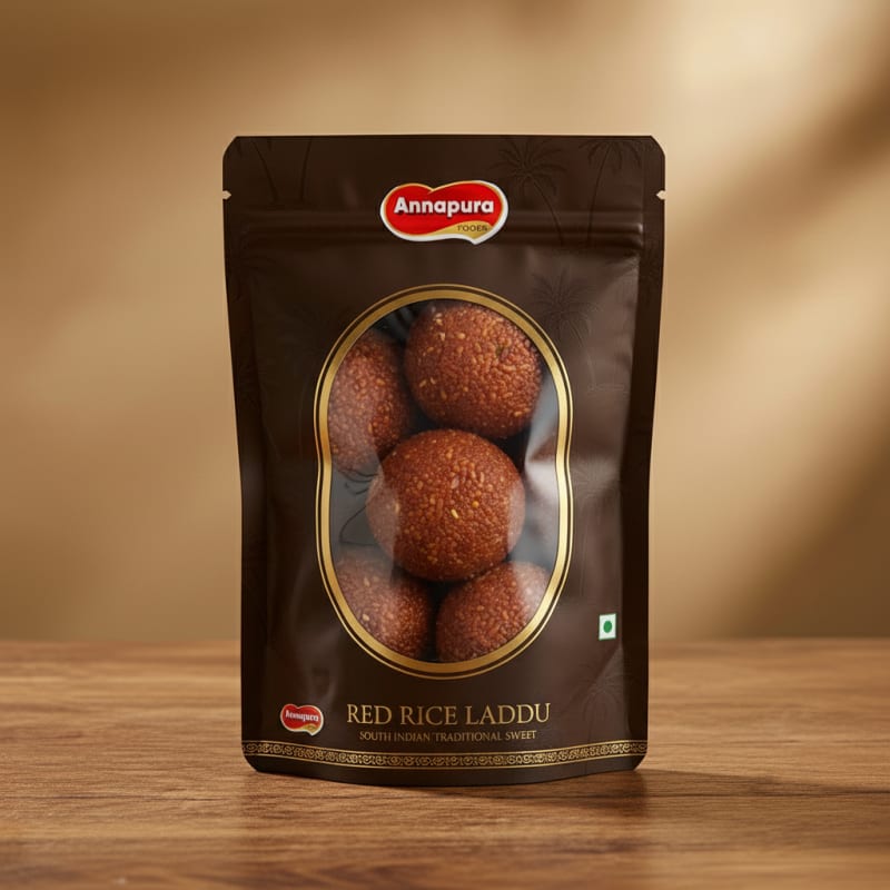 Red rice laddu