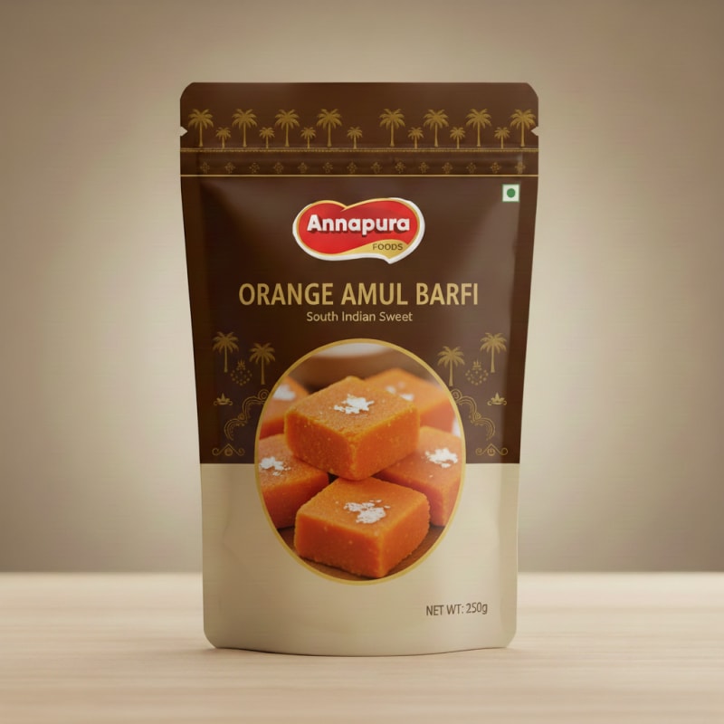 Orange Amul Barfi