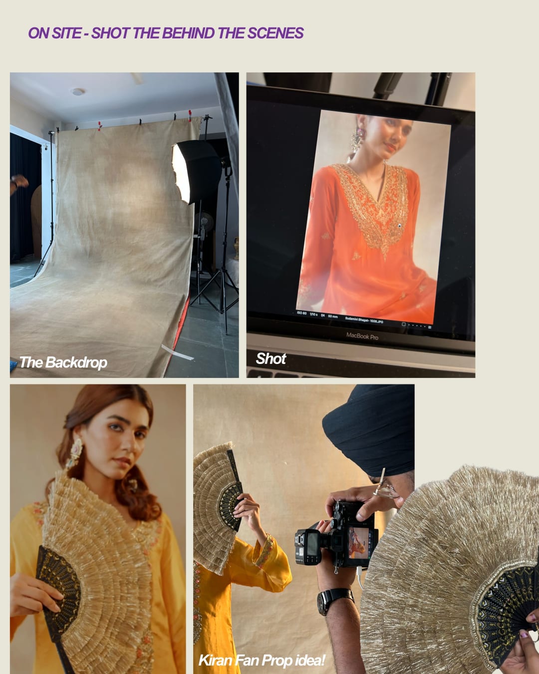 Shot Behind the Scenes of the Campaign