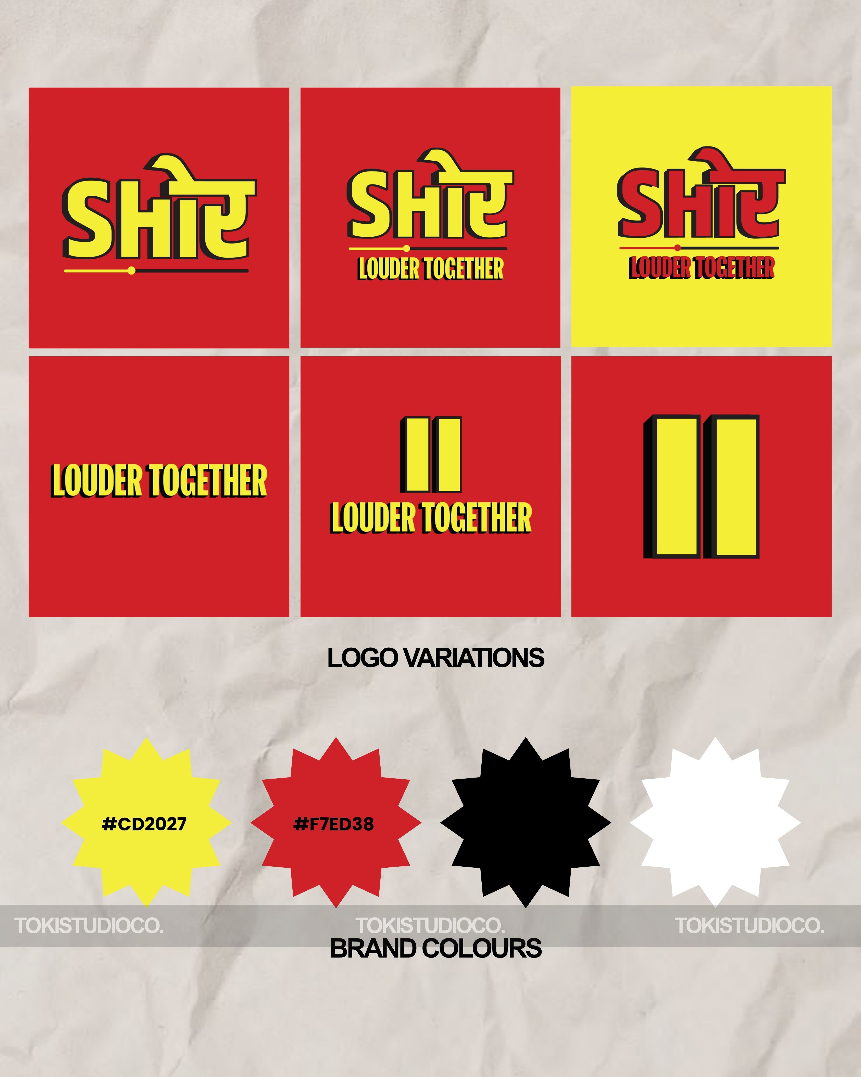 Logo and Logo variation with Brand colours