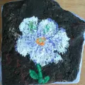 Painted travel stone by wimmie123