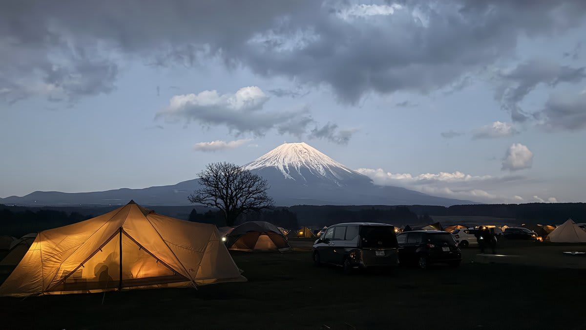家族キャンプ in ふもとっぱら