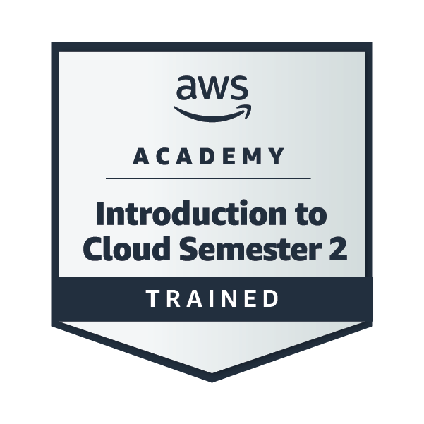 Introduction to Cloud Semester 2 badge