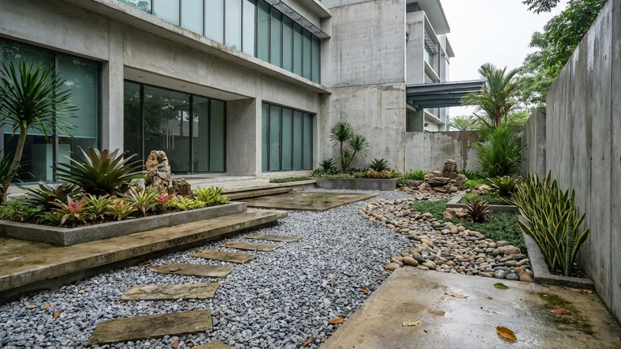 Konsep Low Maintenance Garden