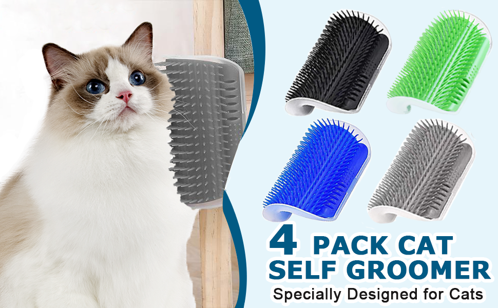 Cat Self Groomer Corner Brush – ShopperMindset