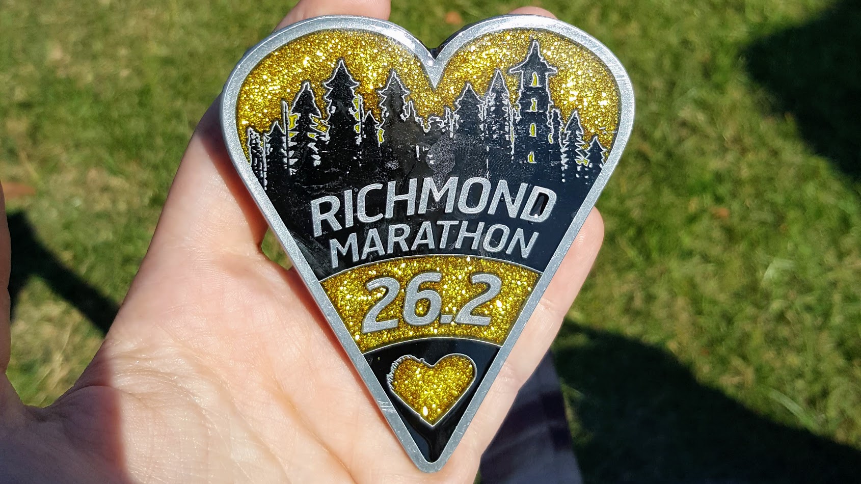 Runfest Richmond Marathon Medal Runfest Richmond Marathon Medal