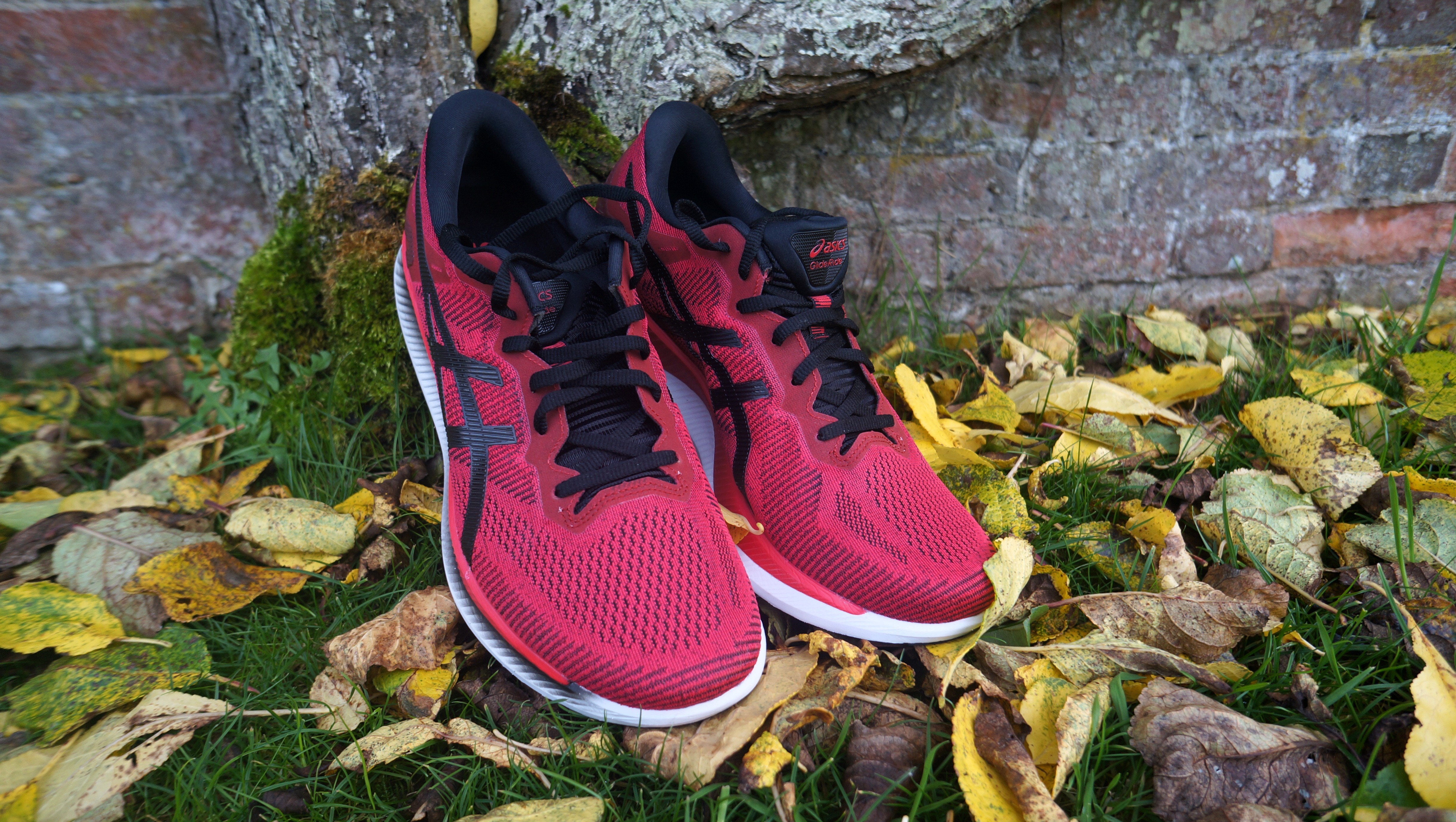Asics GlideRide - little to no traction forces you to stick to the hard surface
