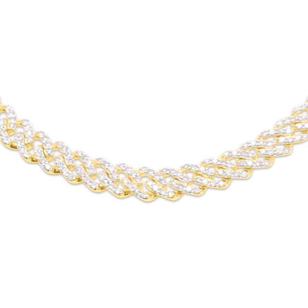 10K Gold Iced-Out Chain