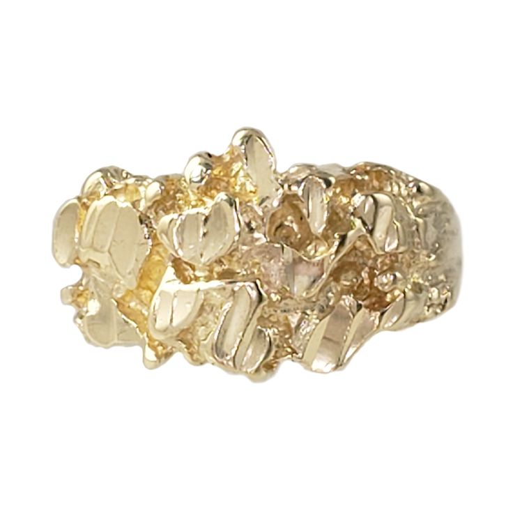 10K Gold Nugget Ring