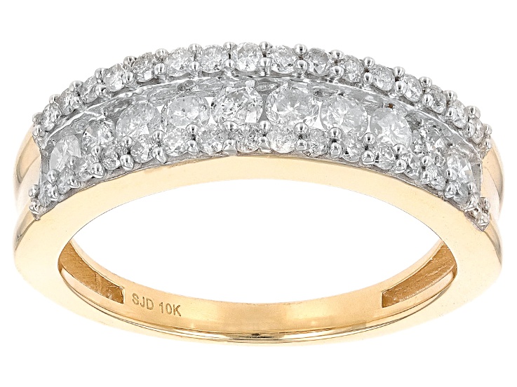 10K Gold Tennis Band Ring