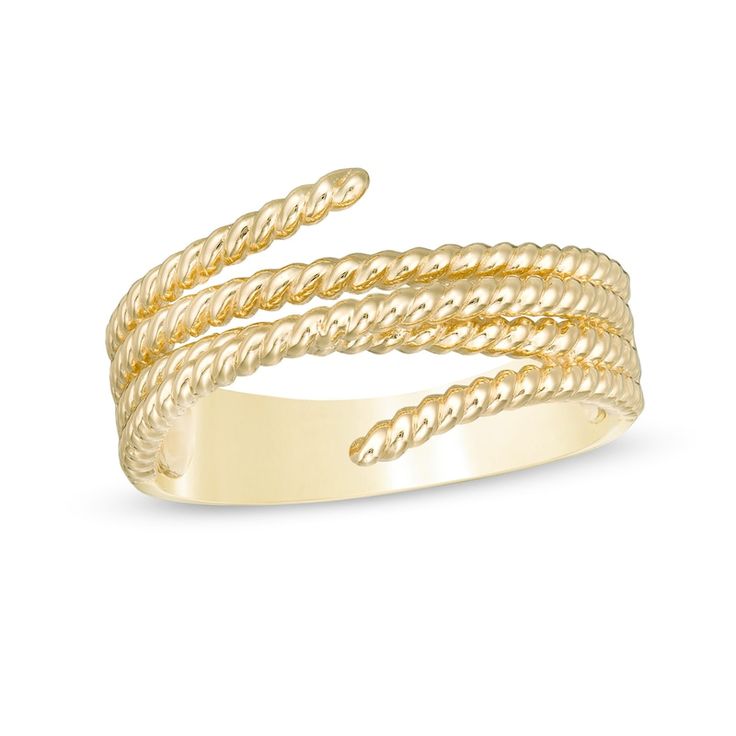 10K Gold Twisted Rope Ring